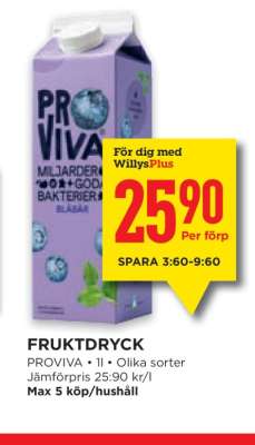 FRUKTDRYCK