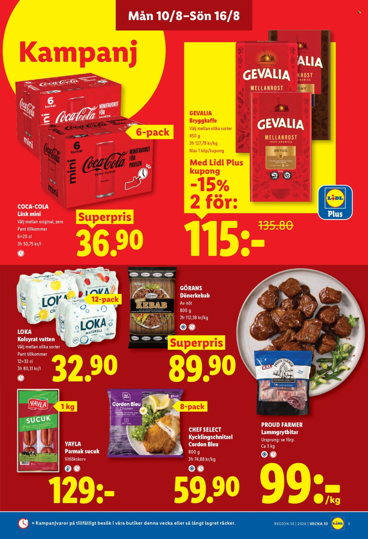 Lidl reklamblad - 10/8 2026 - 16/8 2026. Sida 5
