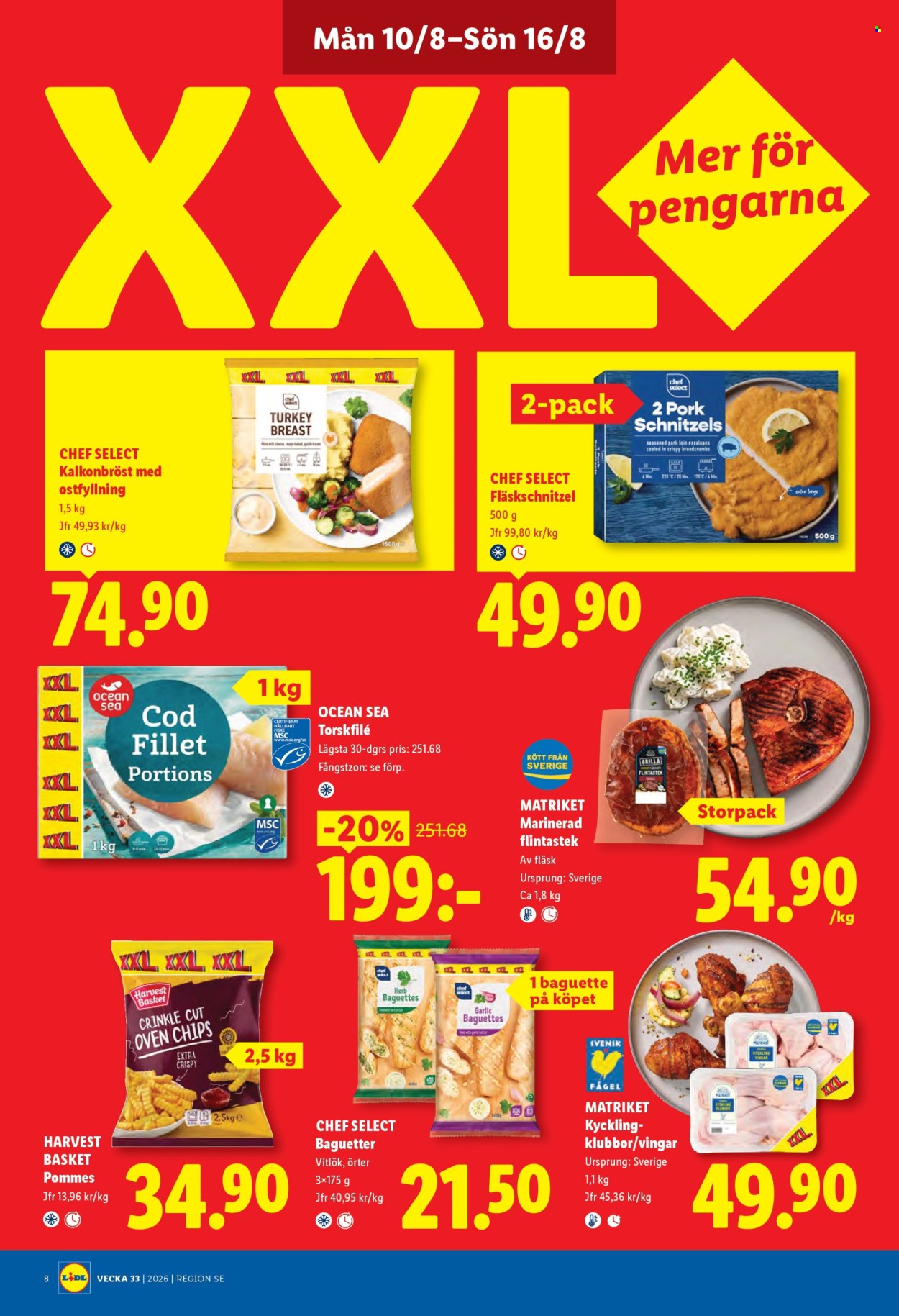 Lidl reklamblad - 10/8 2026 - 16/8 2026. Sida 8