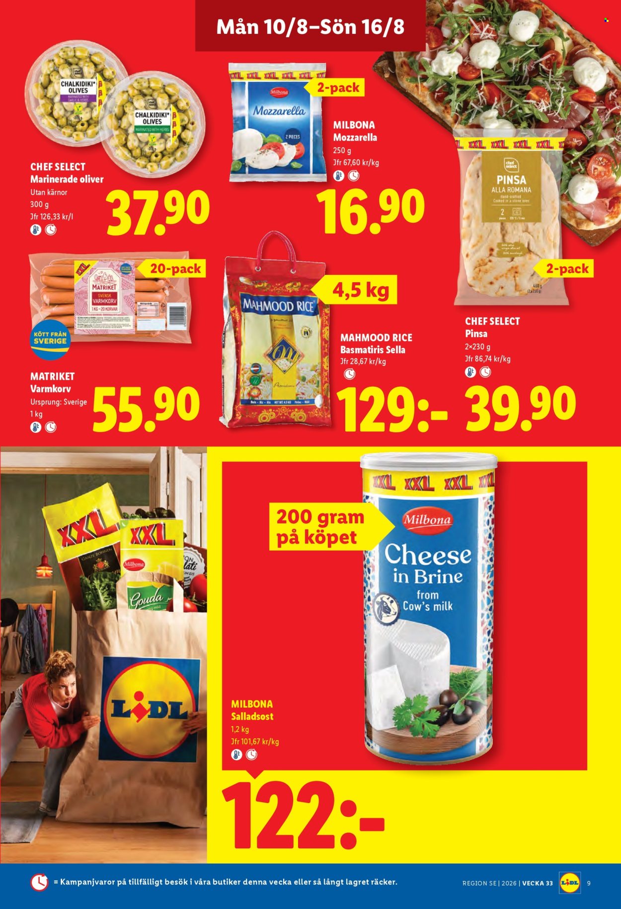 Lidl reklamblad - 10/8 2026 - 16/8 2026. Sida 9
