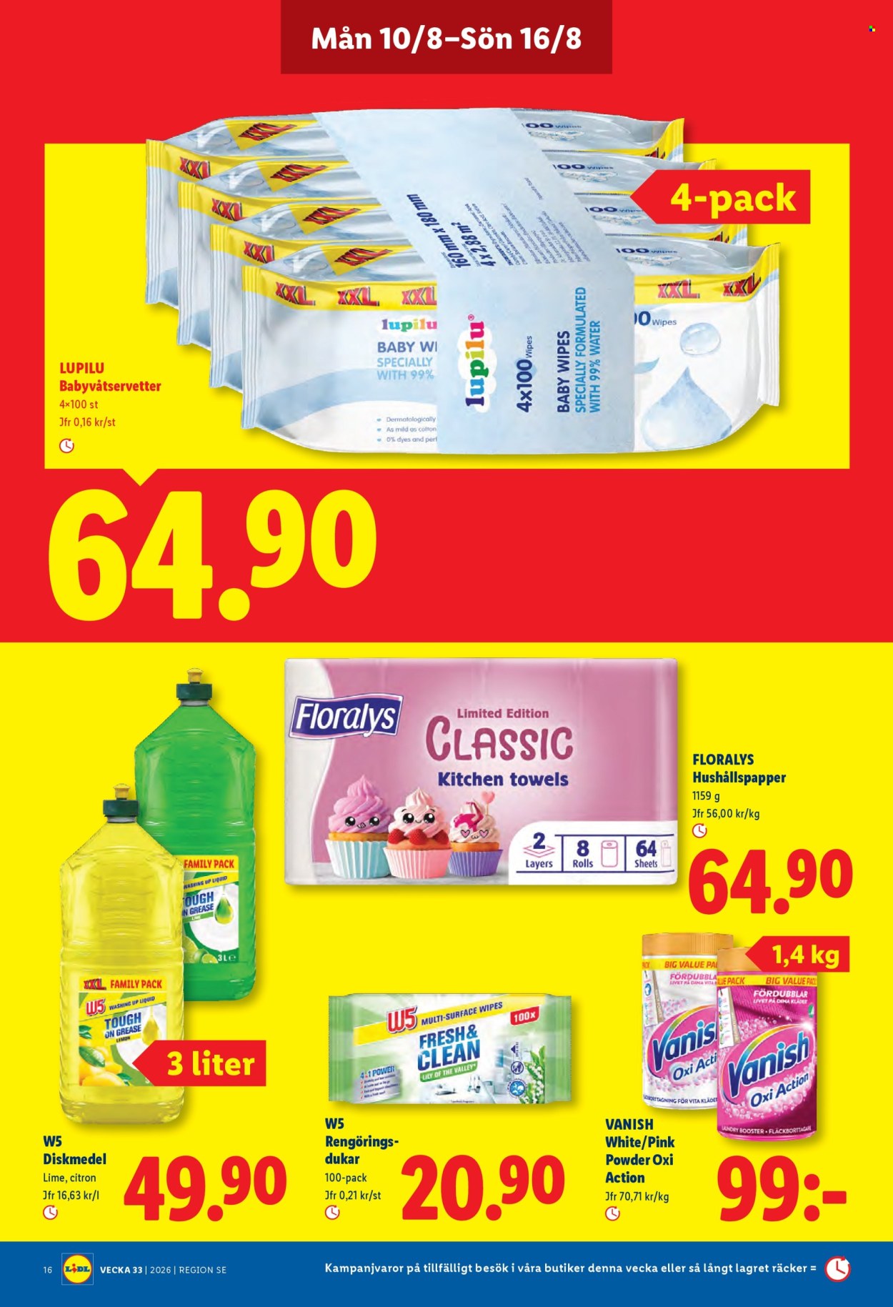 Lidl reklamblad - 10/8 2026 - 16/8 2026. Sida 19