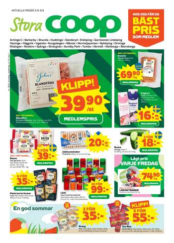 Stora Coop reklamblad - 3/8 2026 - 9/8 2026.