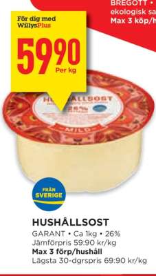 Hushållsost