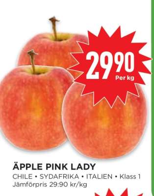 Äpple Pink Lady