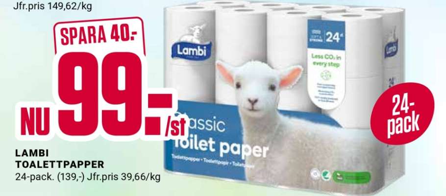 Lambi toalettpapper