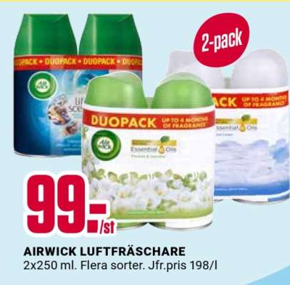 AIRWICK LUFTFRÄSCHARE