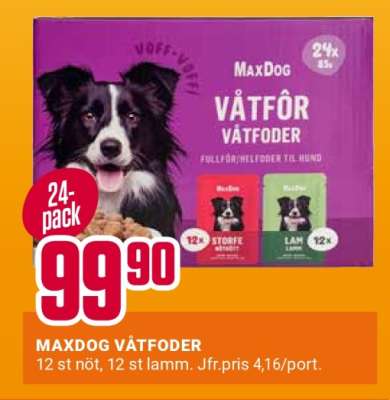 MAXDOG VÅTFODER