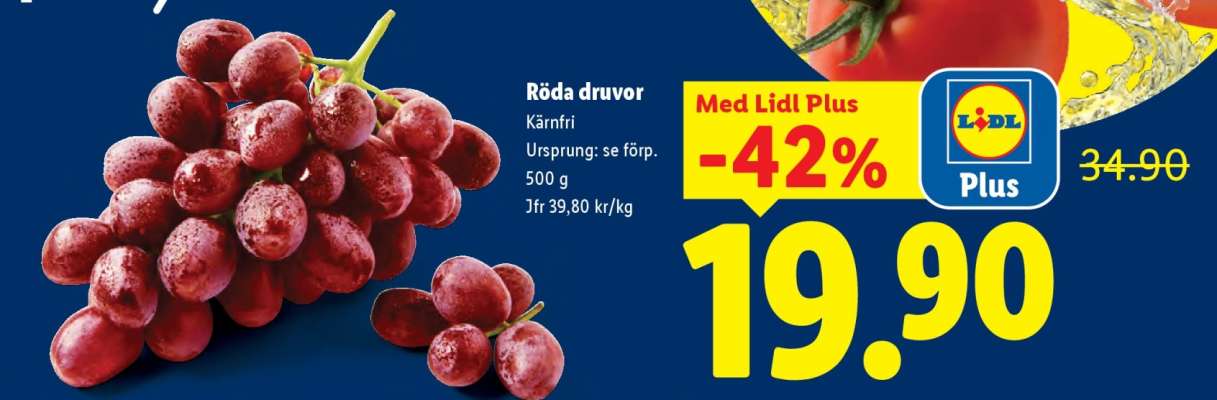 Röda druvor