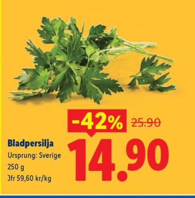 Bladpersilja
