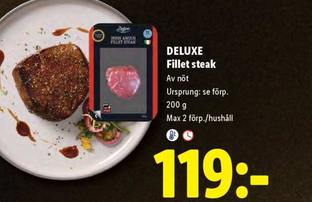 DELUXE Fillet steak