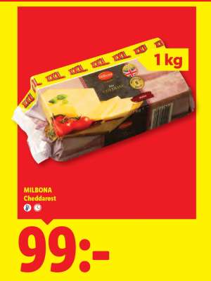 Milbona Cheddarost