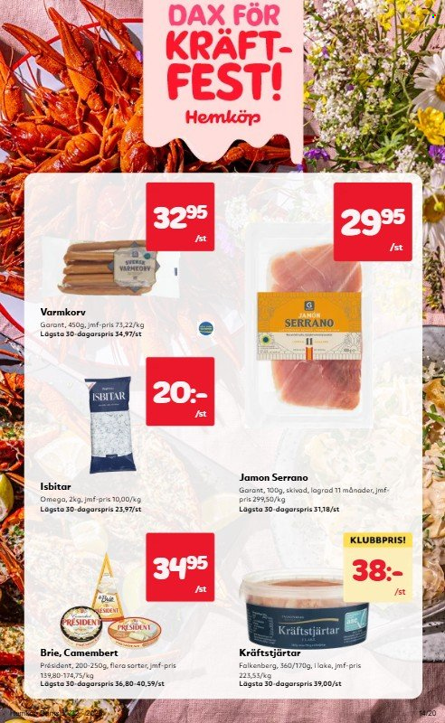 Hemköp reklamblad - 3/8 2026 - 9/8 2026. Sida 14