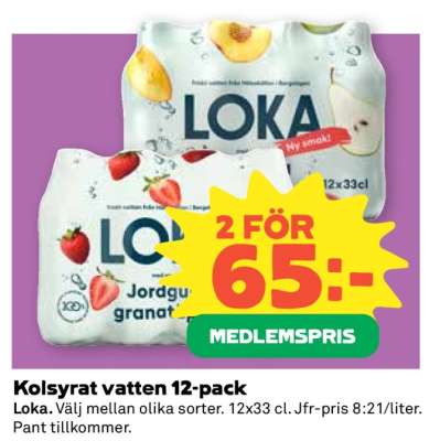 Kolsyrat Vatten 12-pack