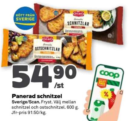 PANERAD SCHNITZEL
