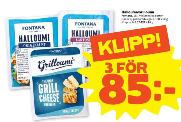 HALLOUMI, GRILLOUMI