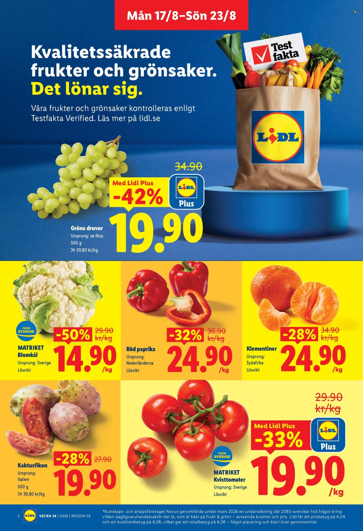 Lidl reklamblad - 17/8 2026 - 23/8 2026. Sida 2