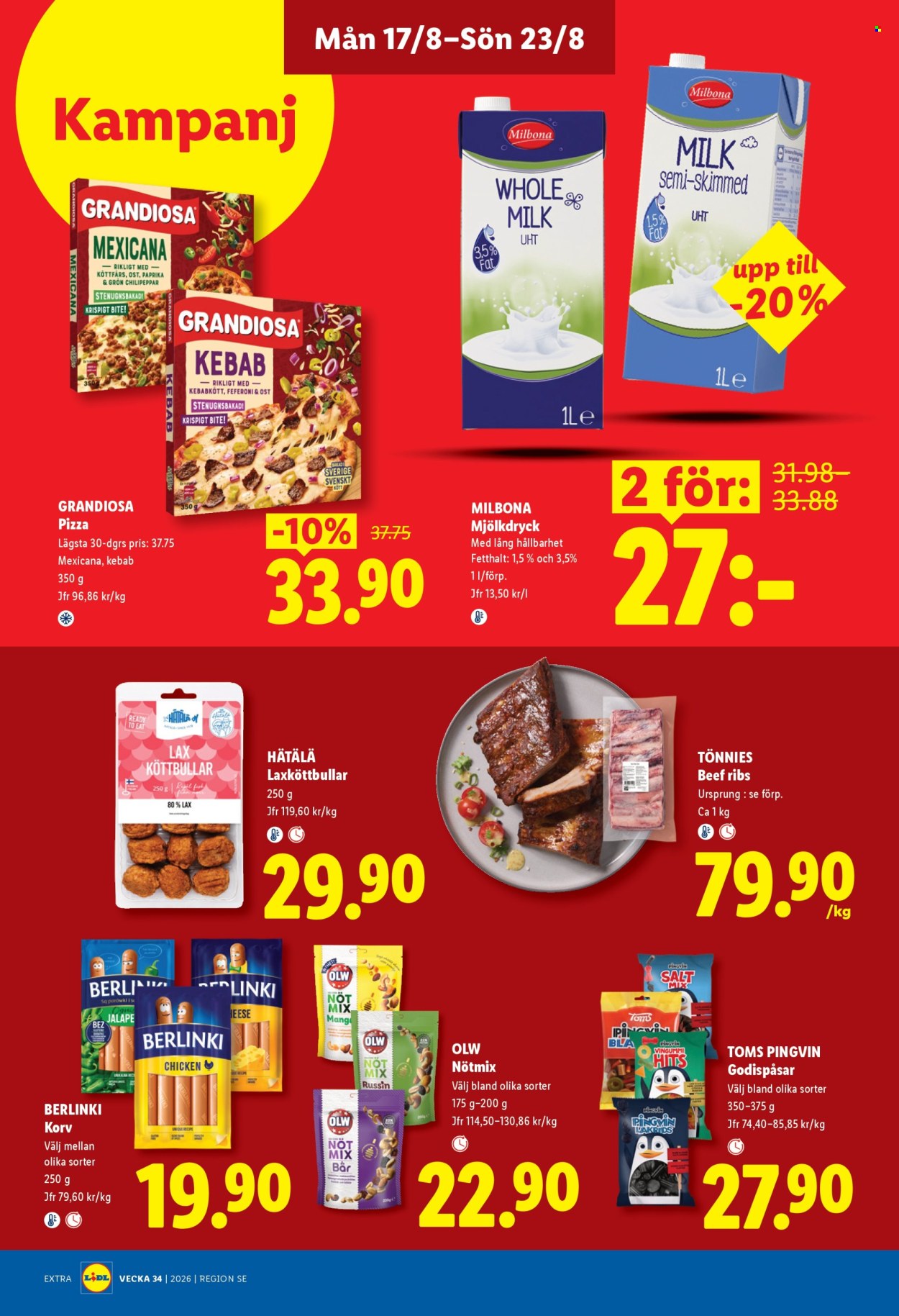 Lidl reklamblad - 17/8 2026 - 23/8 2026. Sida 8