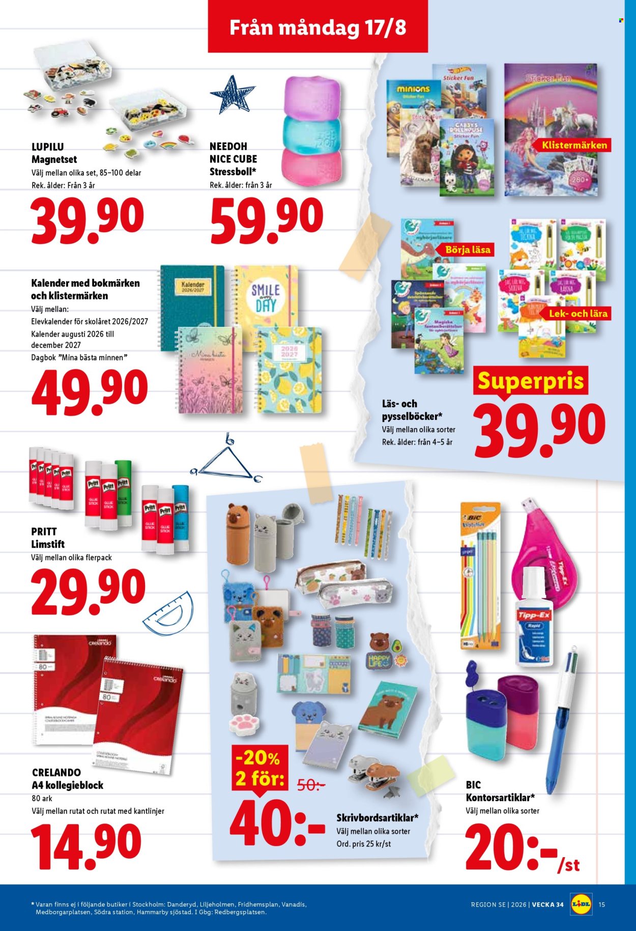 Lidl reklamblad - 17/8 2026 - 23/8 2026. Sida 18
