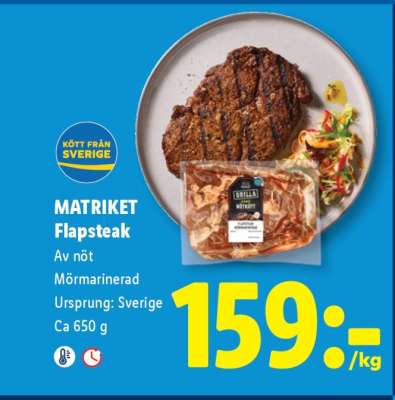 MATRIKET Flapsteak