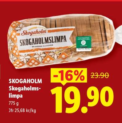 SKOGAHOLM Skogaholmslimpa