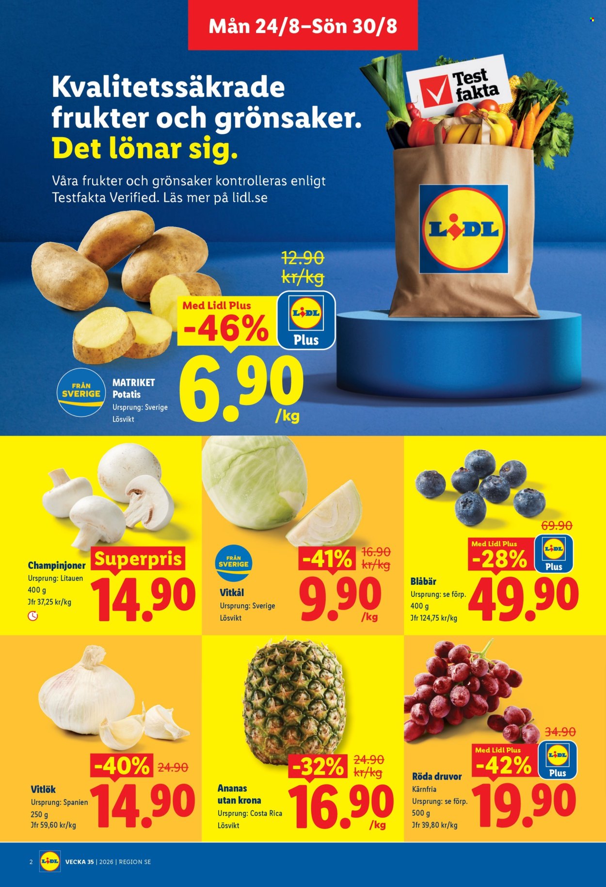 Lidl reklamblad - 24/8 2026 - 30/8 2026. Sida 2