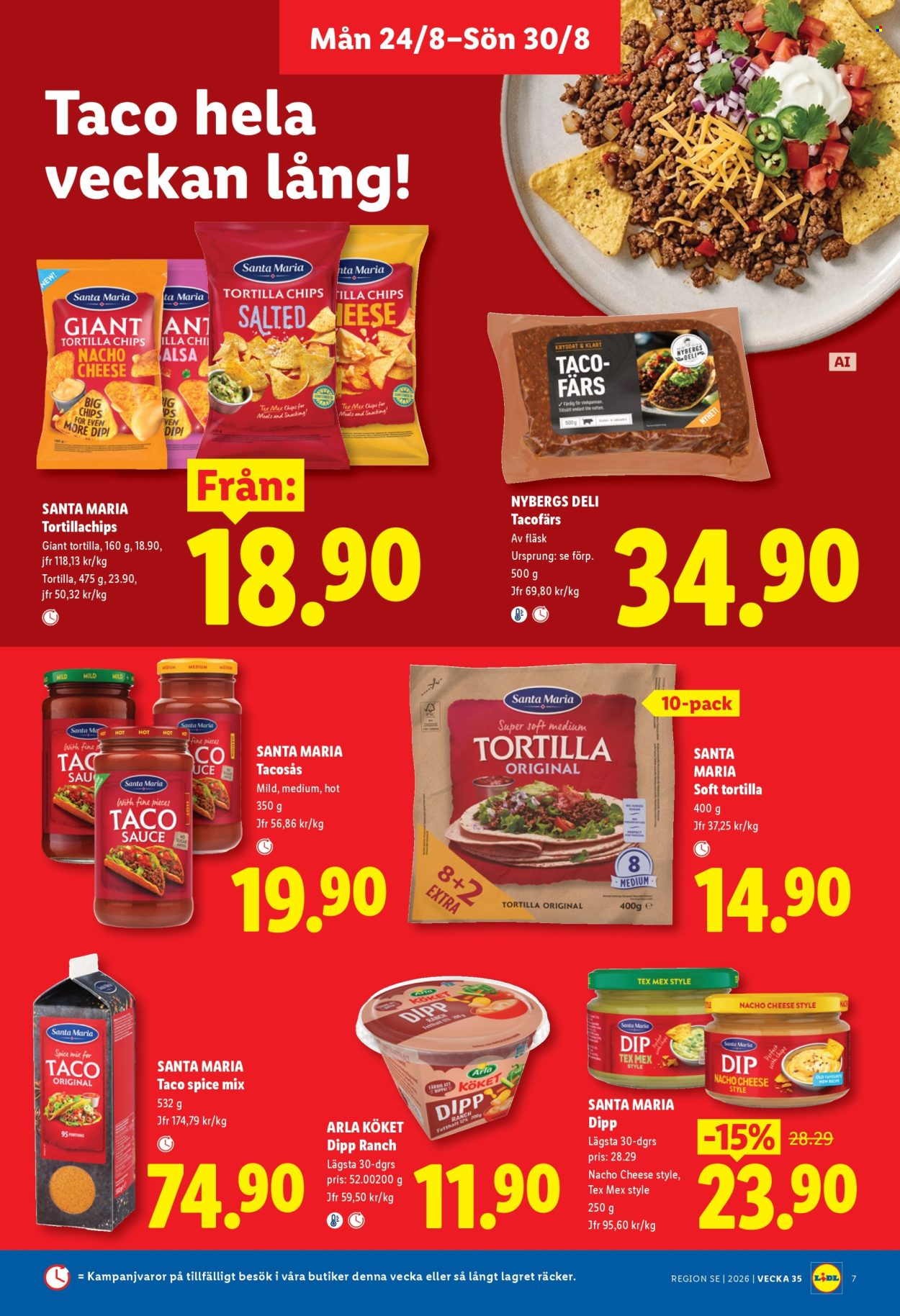 Lidl reklamblad - 24/8 2026 - 30/8 2026. Sida 7