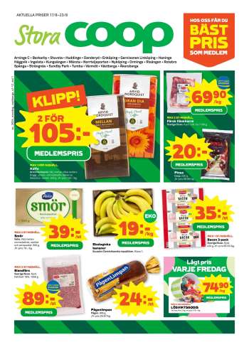 Stora Coop reklamblad - 17/8 2026 - 23/8 2026.