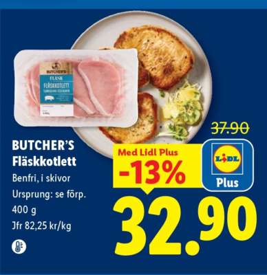 Butcher’s Fläskkotlett