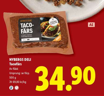 NYBERGS DELI Tacofärs
