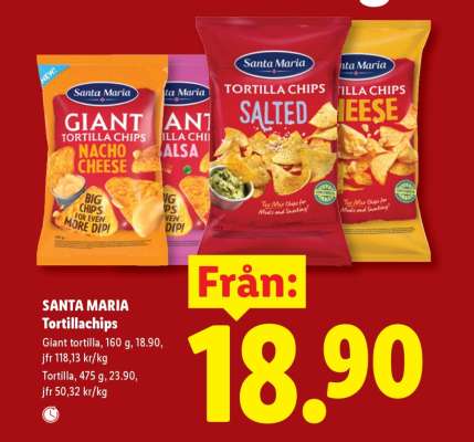 Santa Maria tortillachips