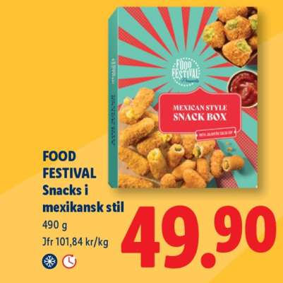 FOOD FESTIVAL Snacks i mexikansk stil
