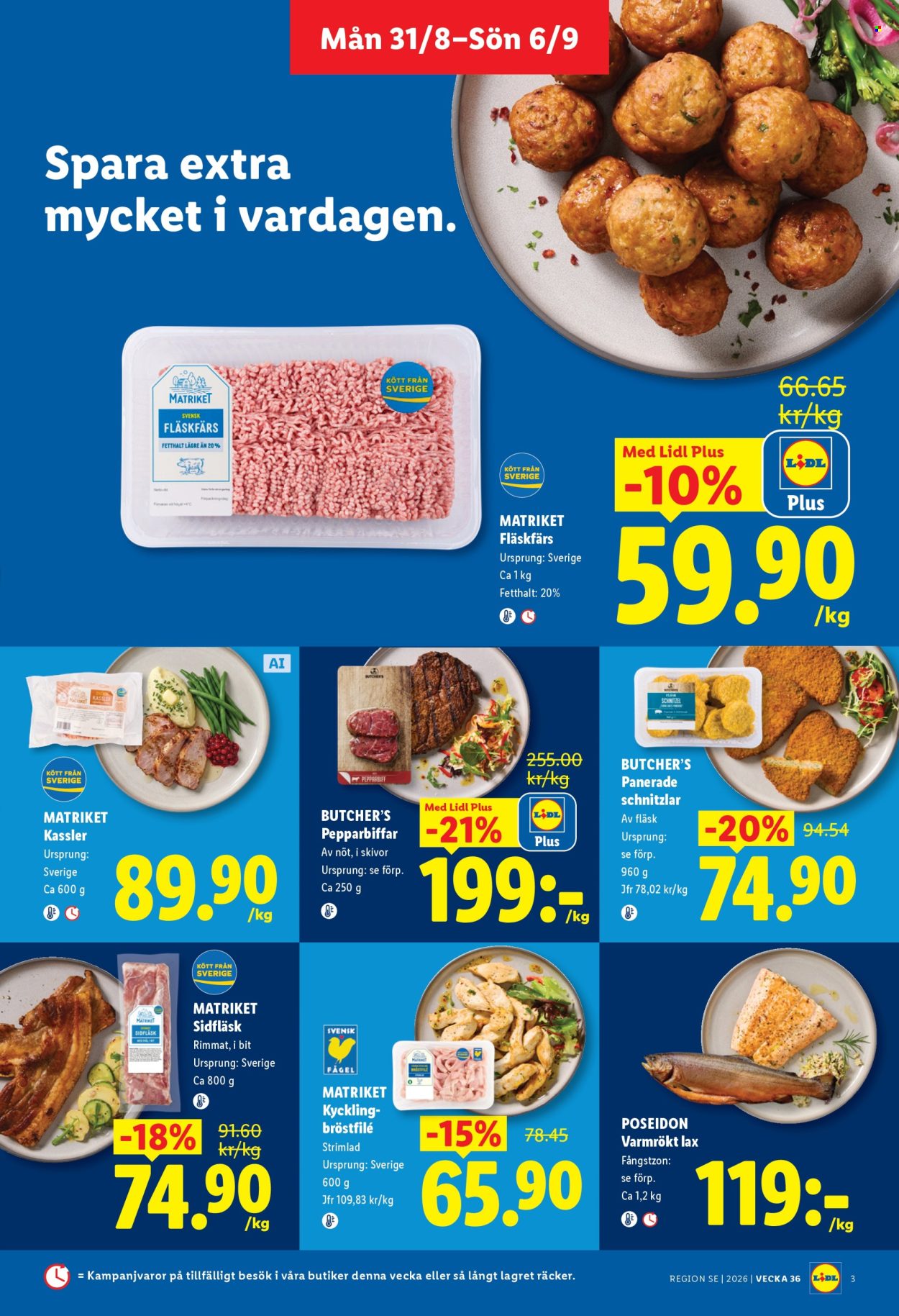 Lidl reklamblad - 31/8 2026 - 6/9 2026. Sida 3