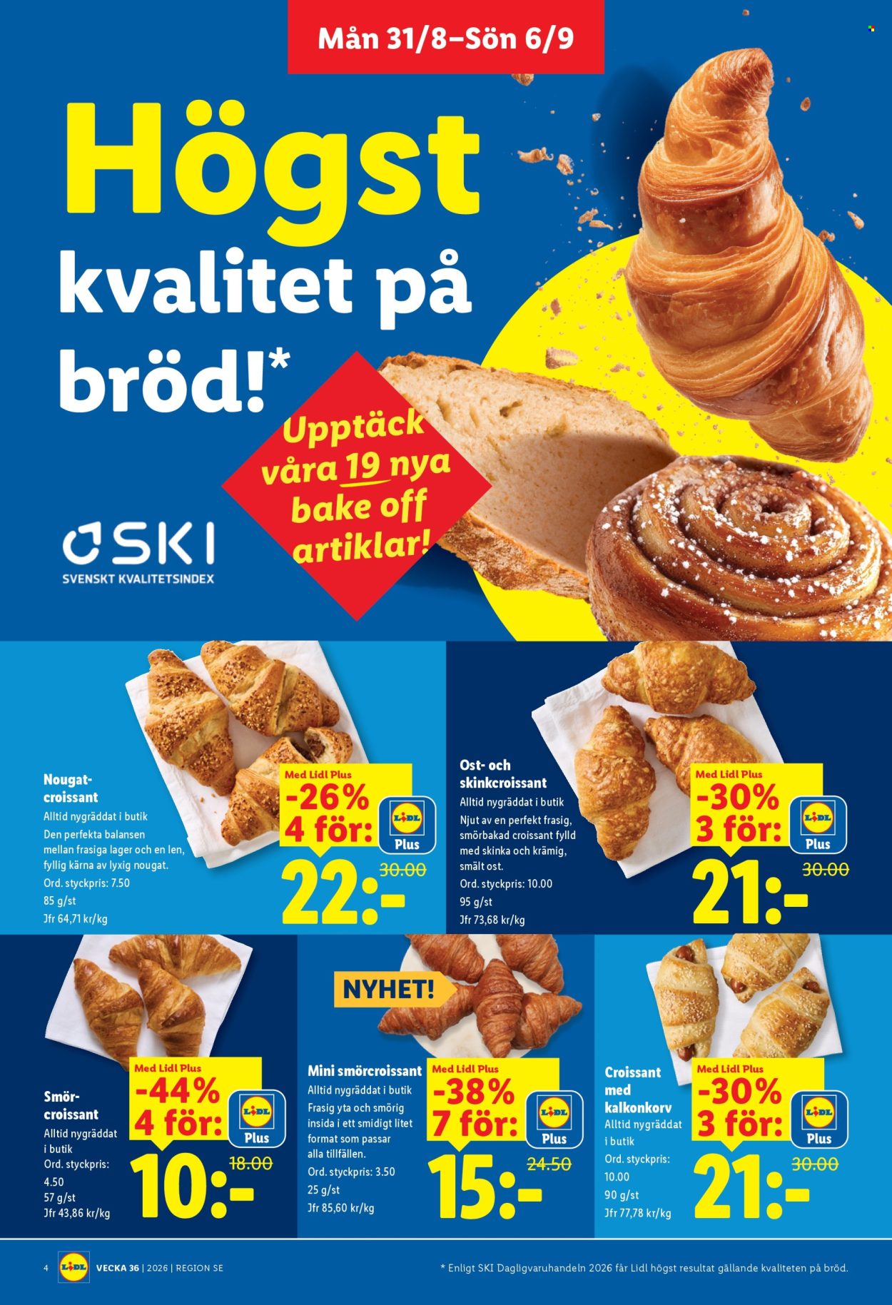 Lidl reklamblad - 31/8 2026 - 6/9 2026. Sida 4