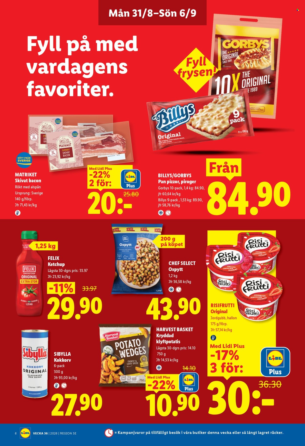 Lidl reklamblad - 31/8 2026 - 6/9 2026. Sida 6
