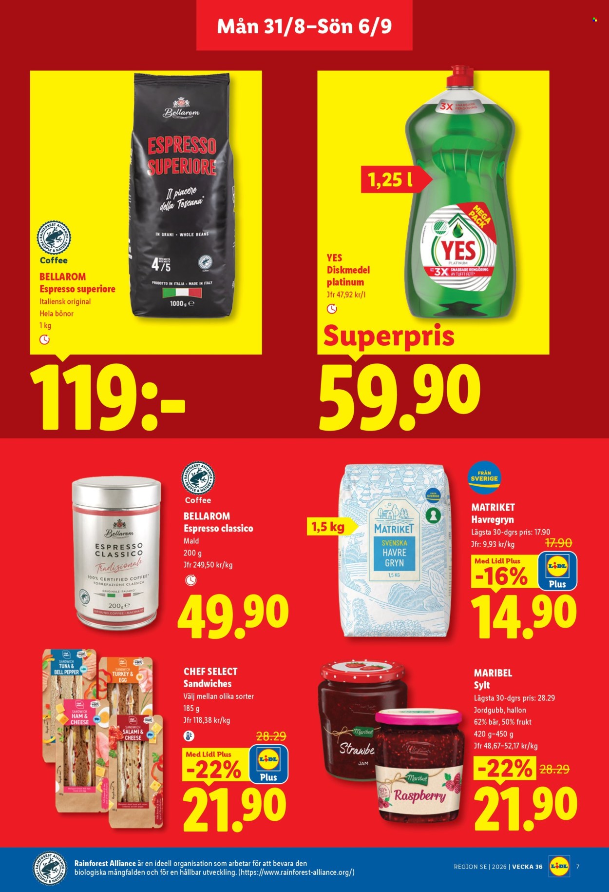 Lidl reklamblad - 31/8 2026 - 6/9 2026. Sida 7