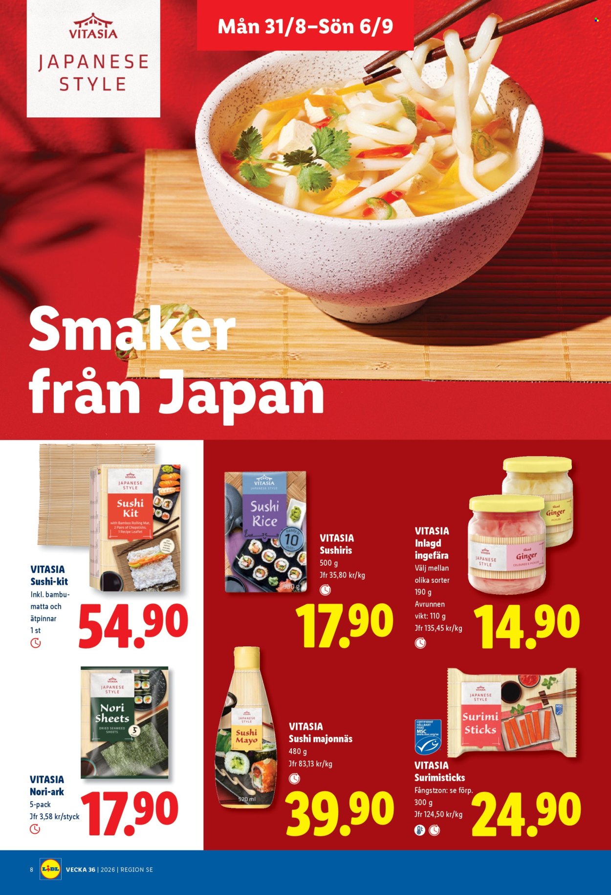 Lidl reklamblad - 31/8 2026 - 6/9 2026. Sida 8