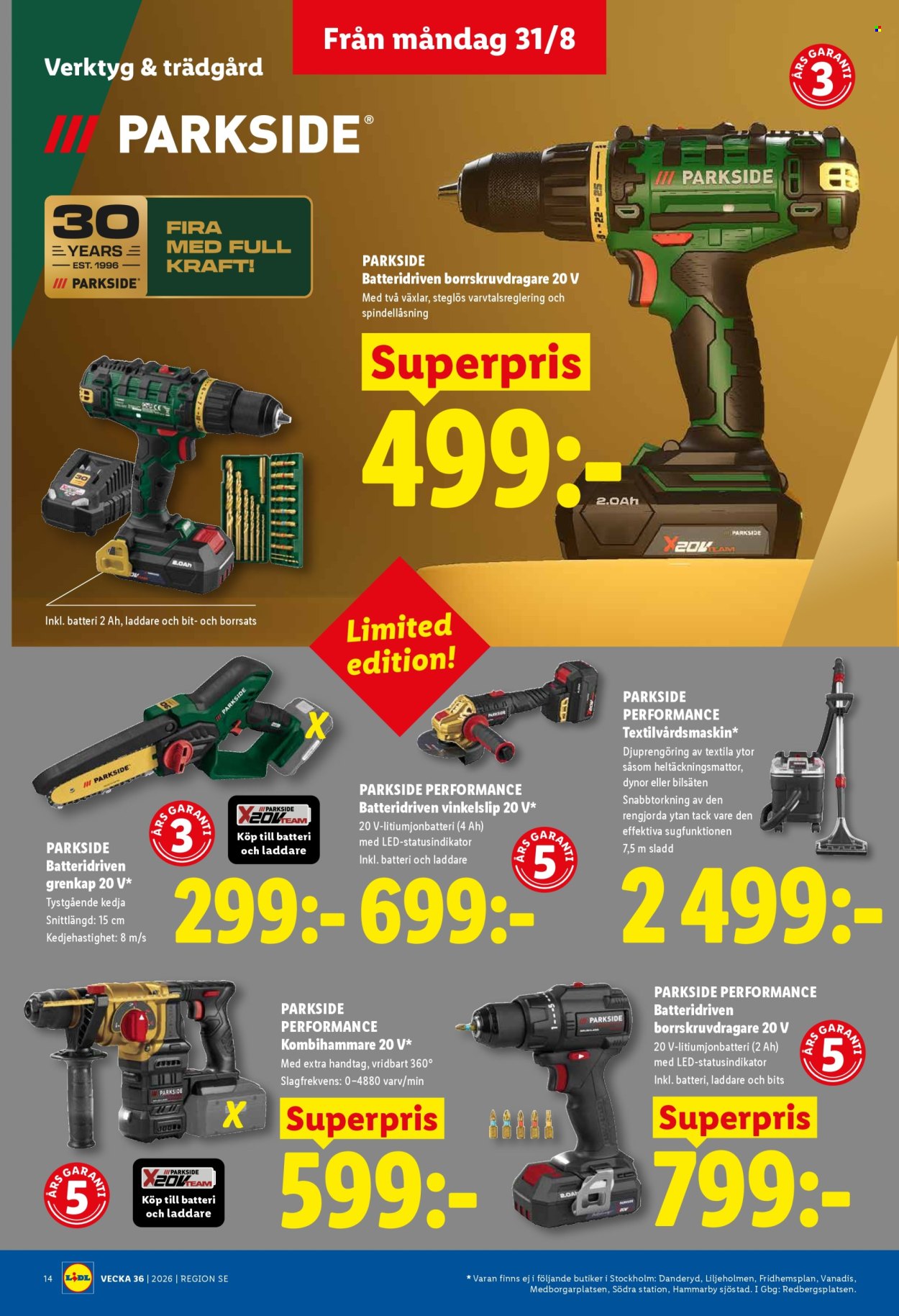 Lidl reklamblad - 31/8 2026 - 6/9 2026. Sida 16