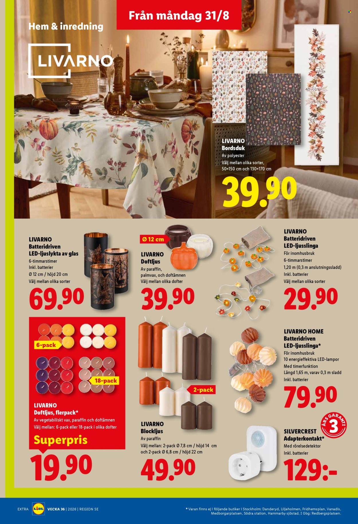 Lidl reklamblad - 31/8 2026 - 6/9 2026. Sida 19