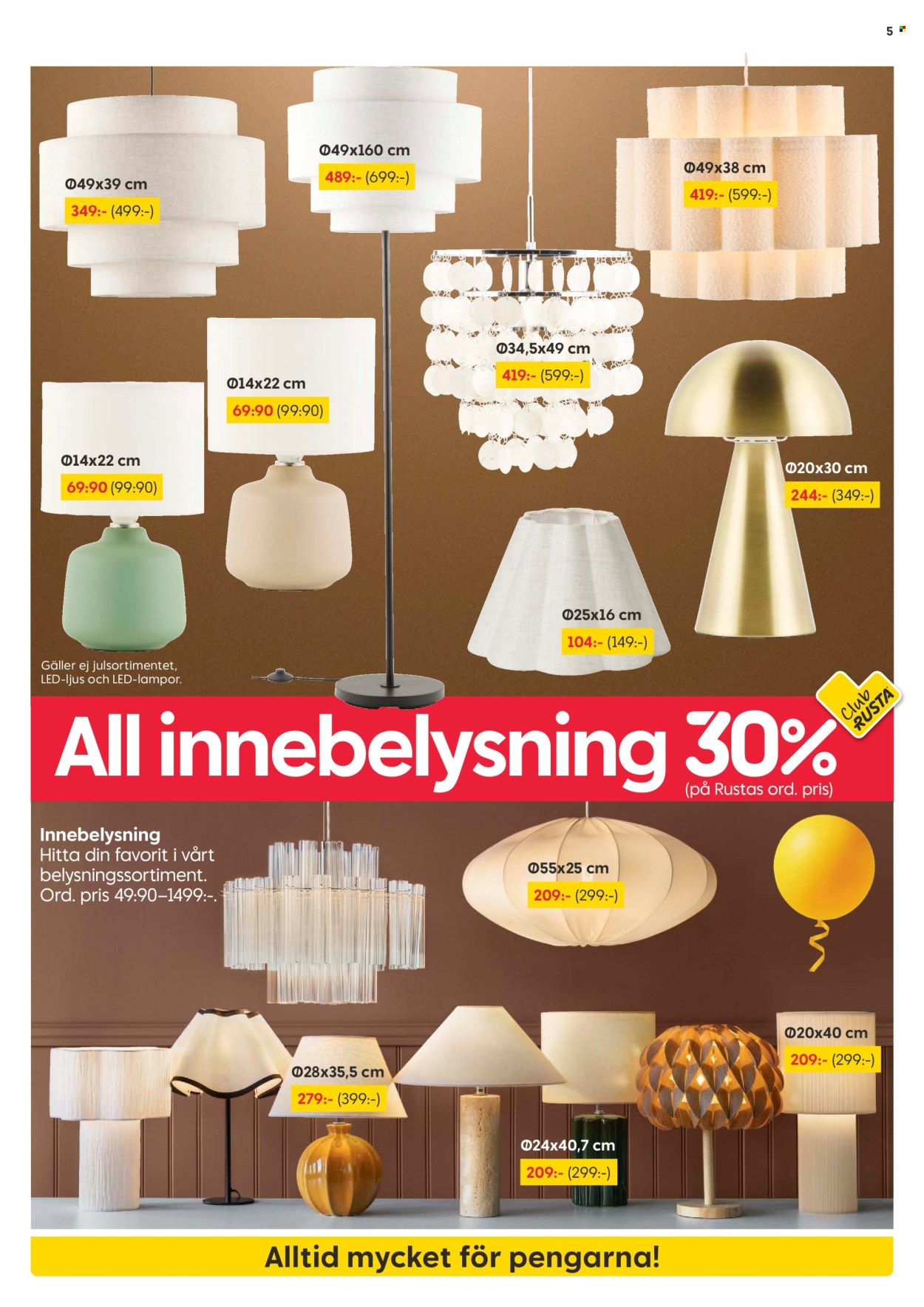 Rusta reklamblad - 24/8 2026 - 30/8 2026. Sida 5