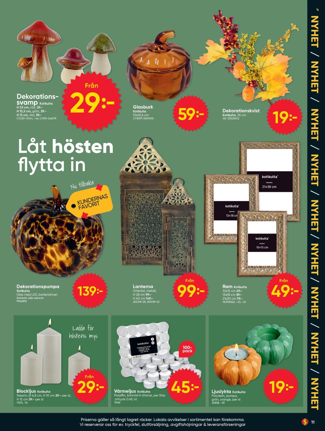 DollarStore reklamblad - 24/8 2026 - 6/9 2026. Sida 11