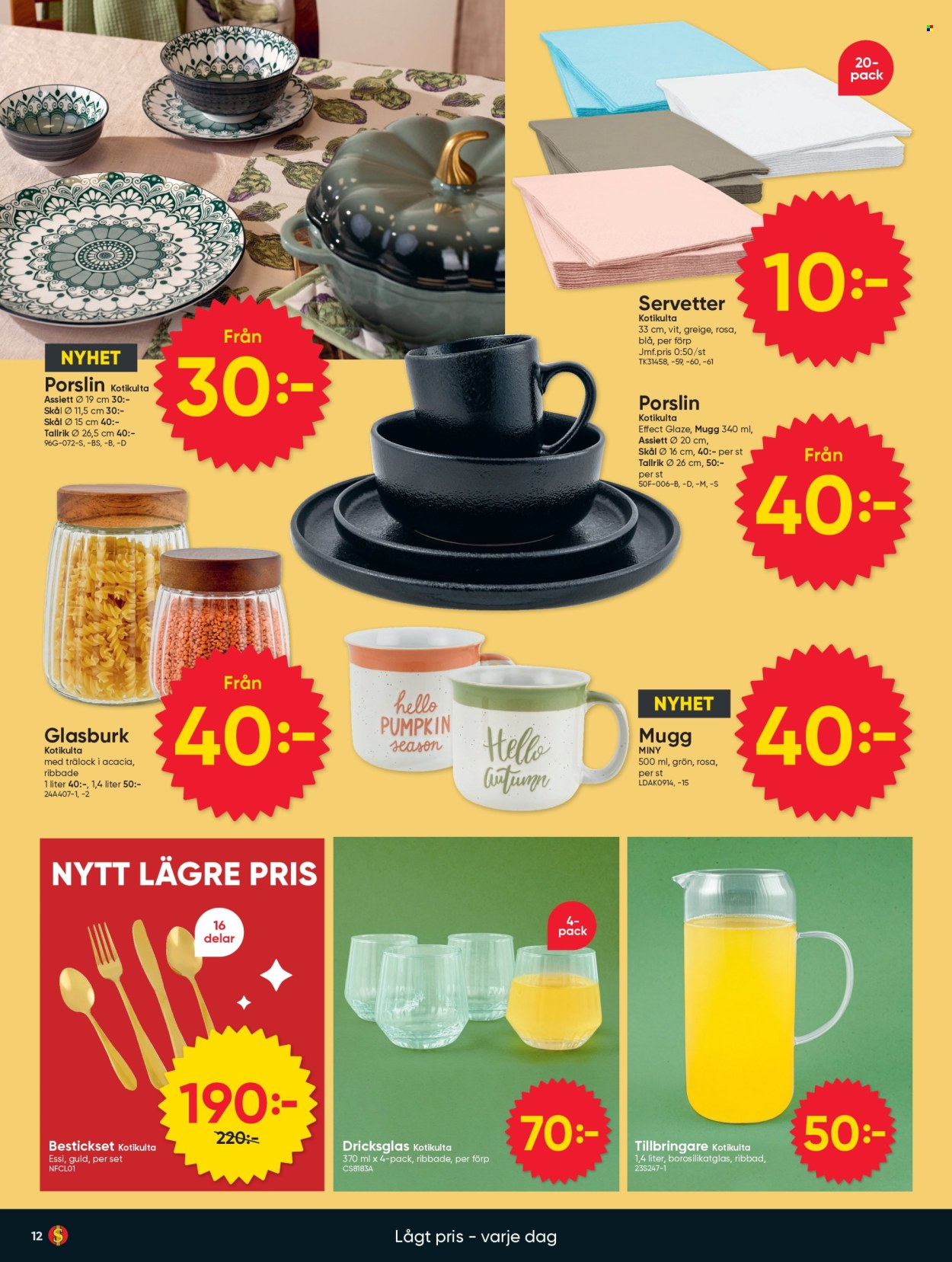 DollarStore reklamblad - 24/8 2026 - 6/9 2026. Sida 12