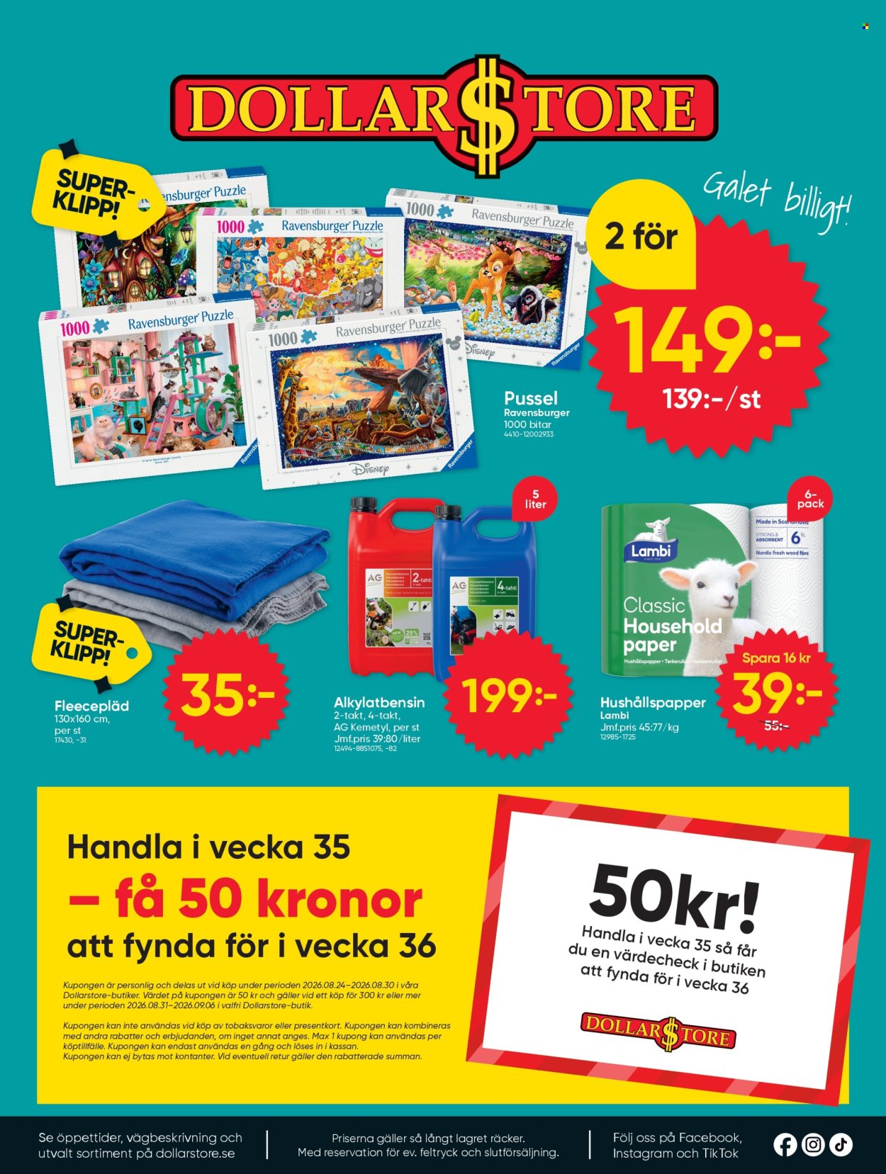 DollarStore reklamblad - 24/8 2026 - 6/9 2026. Sida 16