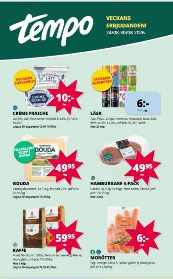 Tempo reklamblad - 24/8 2026 - 30/8 2026.