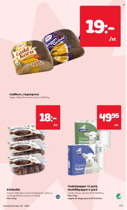 Hemköp reklamblad - 24/8 2026 - 30/8 2026. Sida 2