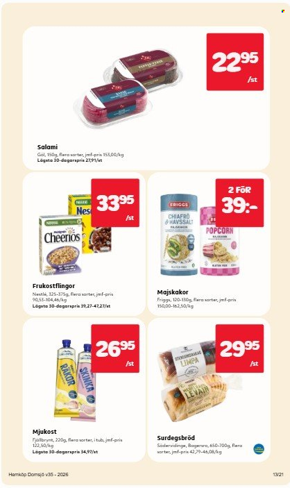 Hemköp reklamblad - 24/8 2026 - 30/8 2026. Sida 13