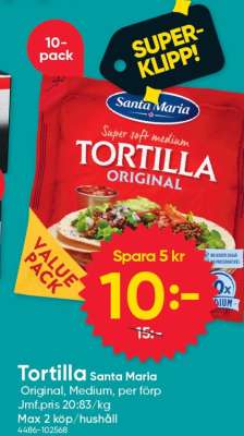 Tortilla Santa Maria