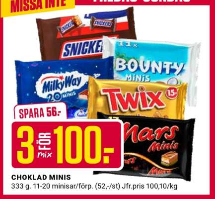 CHOKLAD MINIS