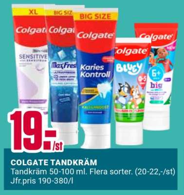 Colgate Tandkräm