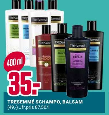 TRESEMMÉ SCHAMPO, BALSAM
