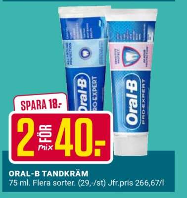 ORAL-B TANDKRÄM